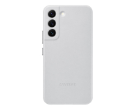 Samsung Leather Cover do Galaxy S22 szary - 718260 - zdjęcie 1